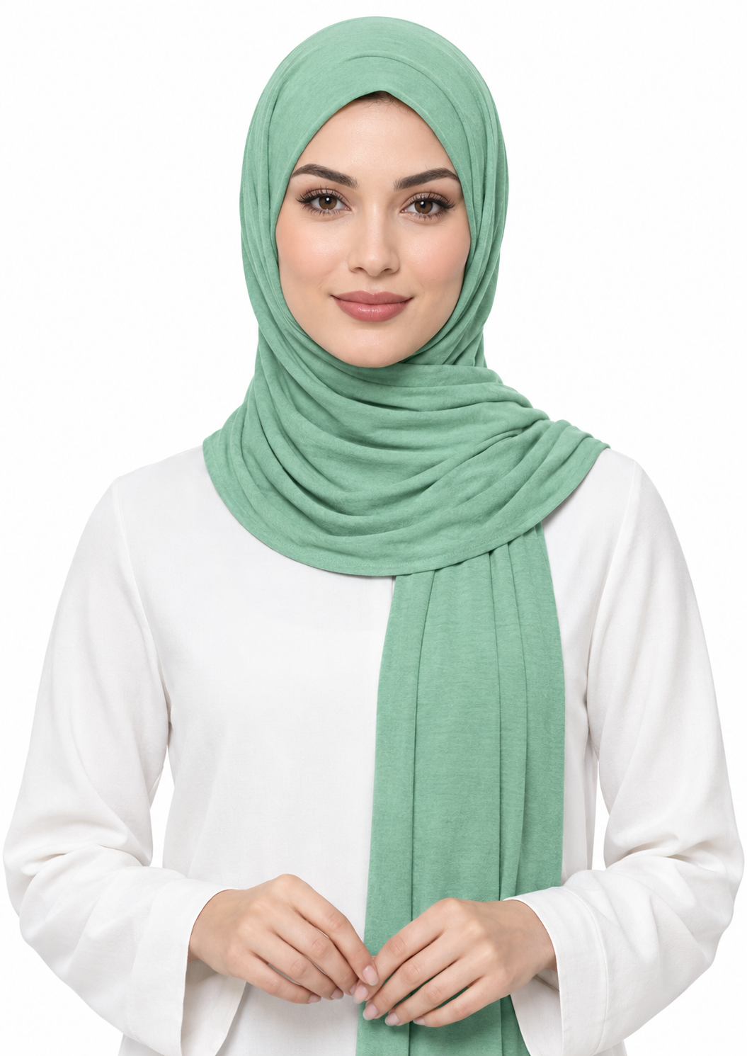Jersey Stretch Shailah Hijab - Light Seagreen