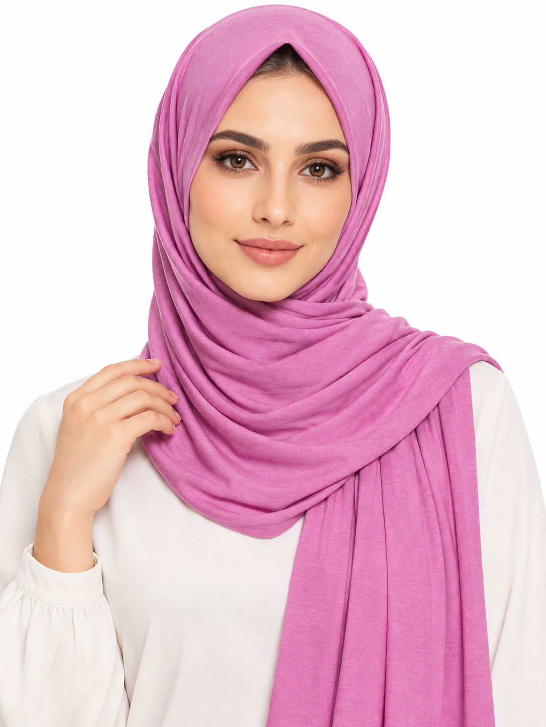 Jersey Stretch Shailah Hijab - Orchid