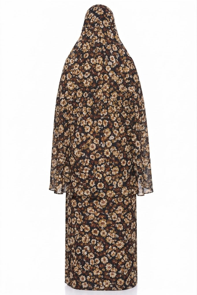 SHADOW-2-Piece Floral Prayer Dress
