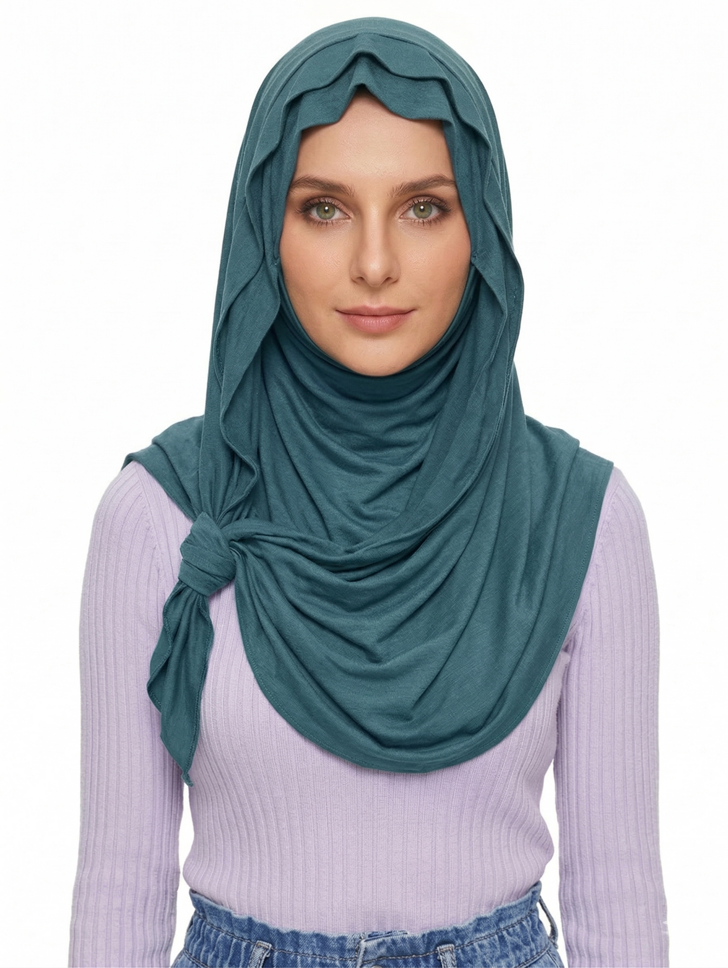 SHADOW Layered Wave Instant Jersey Hijab