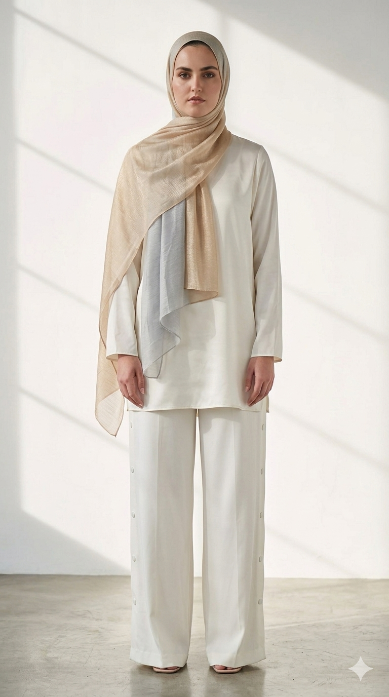 SHADOW-Premium Ombre Cotton-Blend Shailah