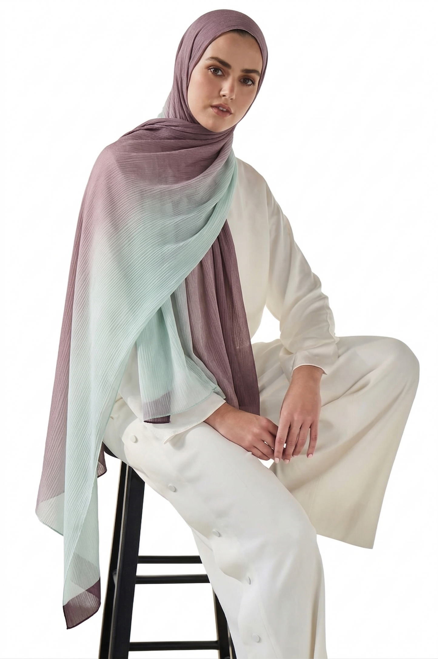 SHADOW-Premium Ombre Cotton-Blend Shailah