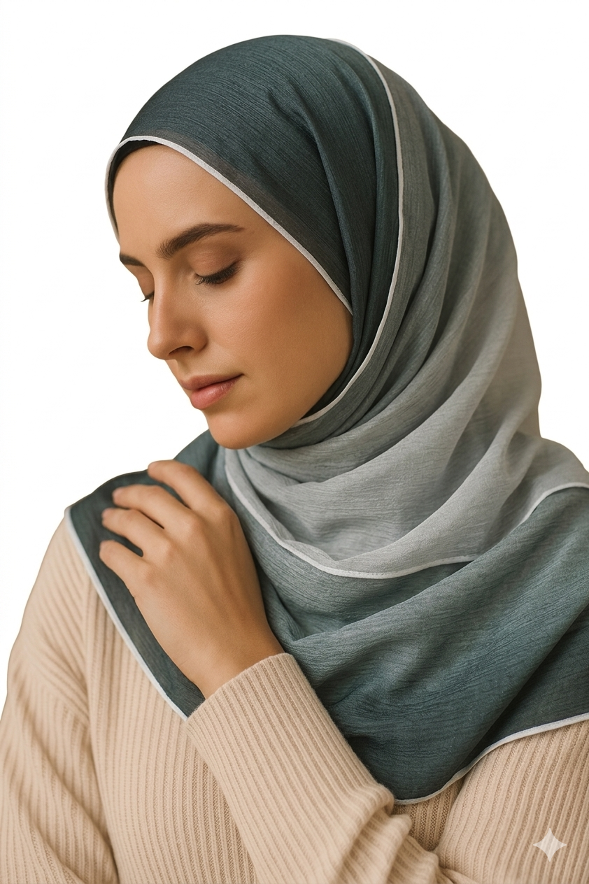 SHADOW-Premium Ombre Cotton-Blend Shailah