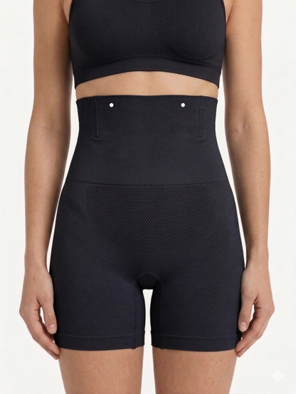 SHADOW-High-Waisted Seamless Sculpting Shorts