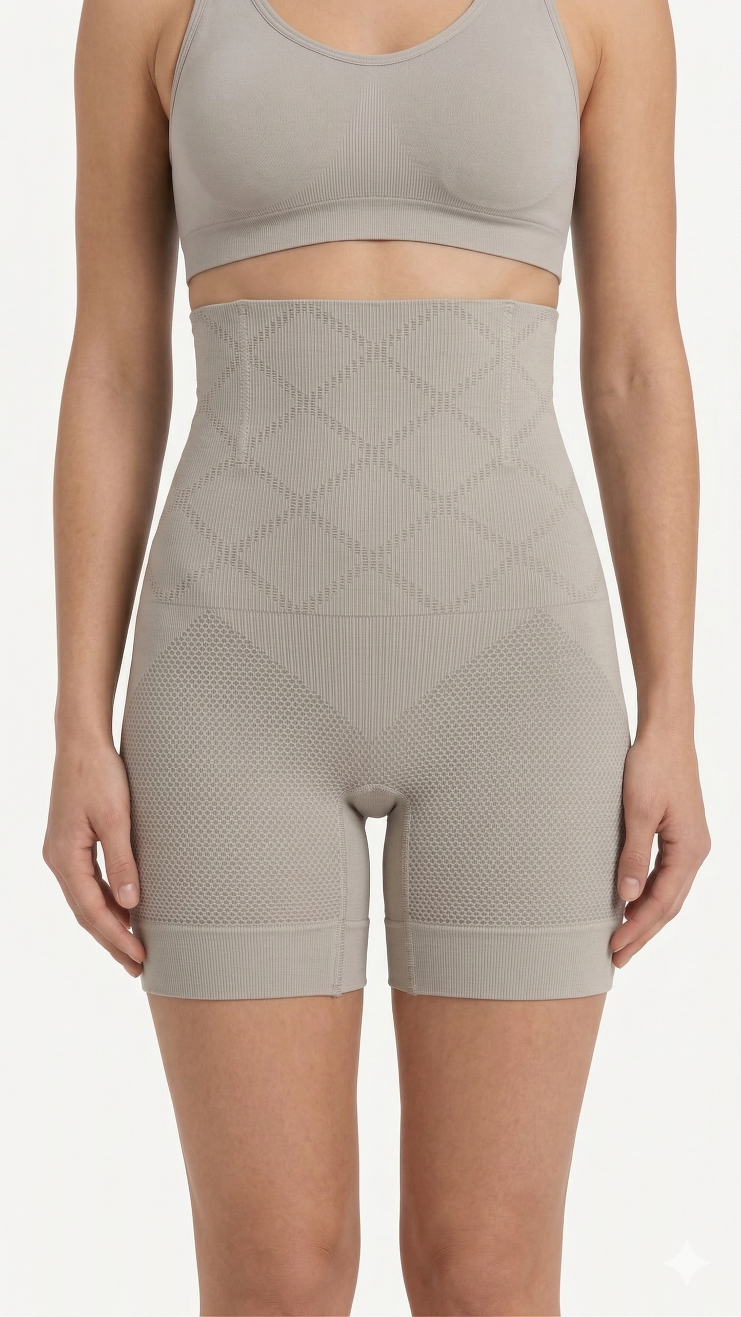 SHADOW-High-Waisted Seamless Sculpting Shorts