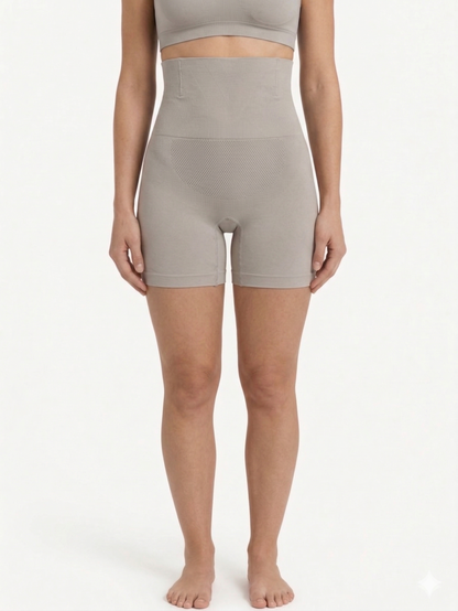 SHADOW-High-Waisted Seamless Sculpting Shorts