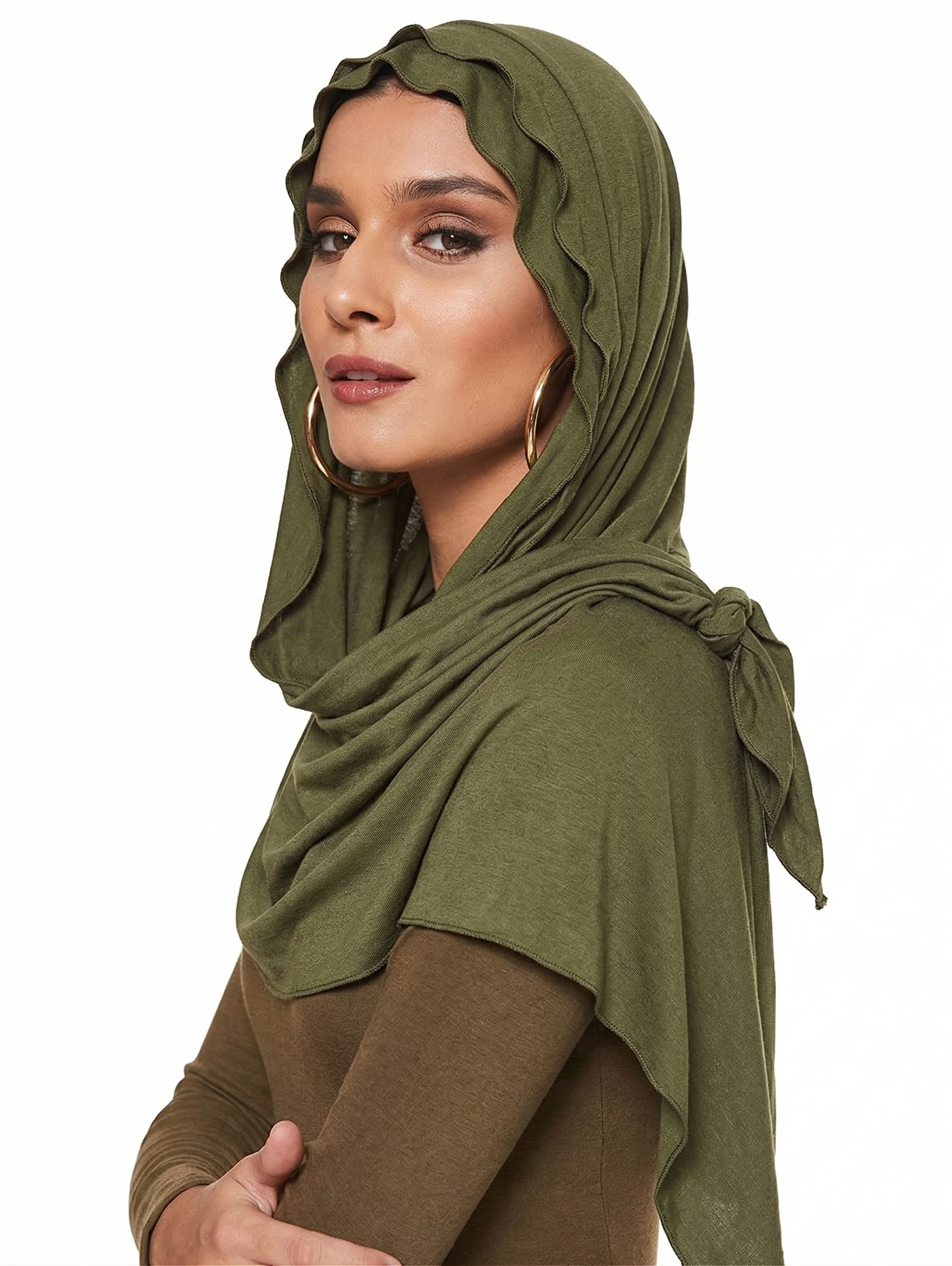 SHADOW Layered Wave Instant Jersey Hijab