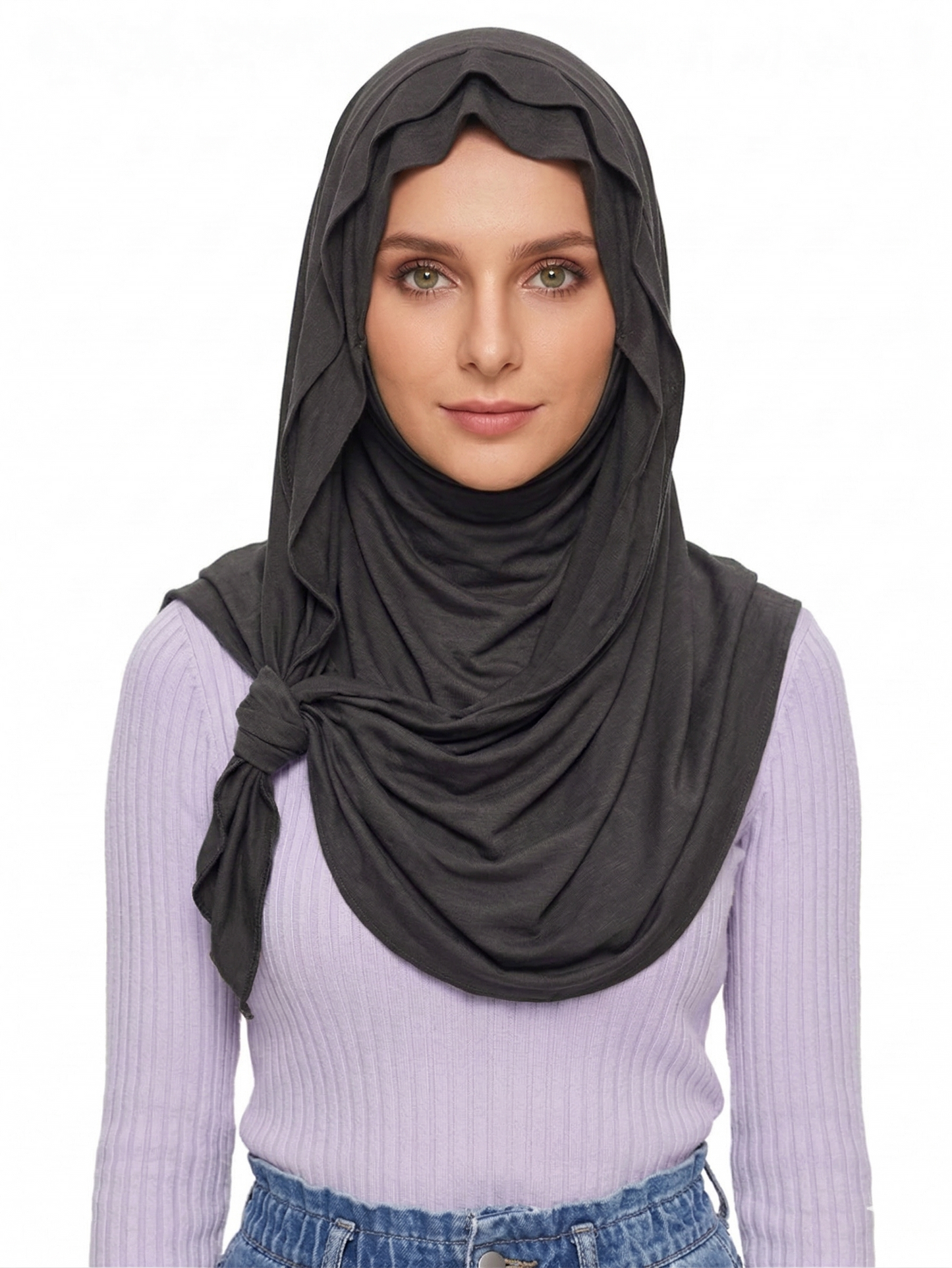 SHADOW Layered Wave Instant Jersey Hijab