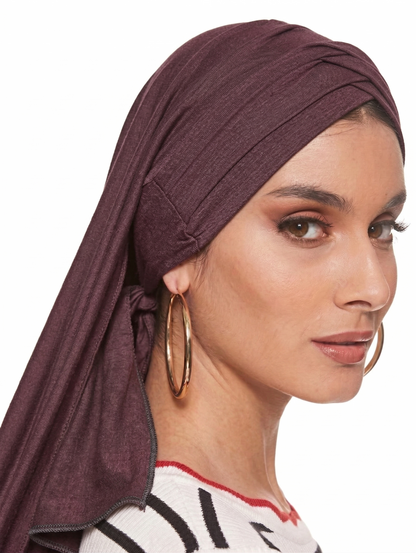 SHADOW Layered Wave Instant Jersey Hijab