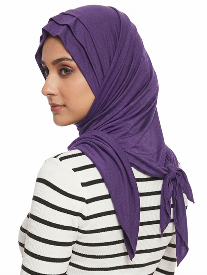 SHADOW Layered Wave Instant Jersey Hijab