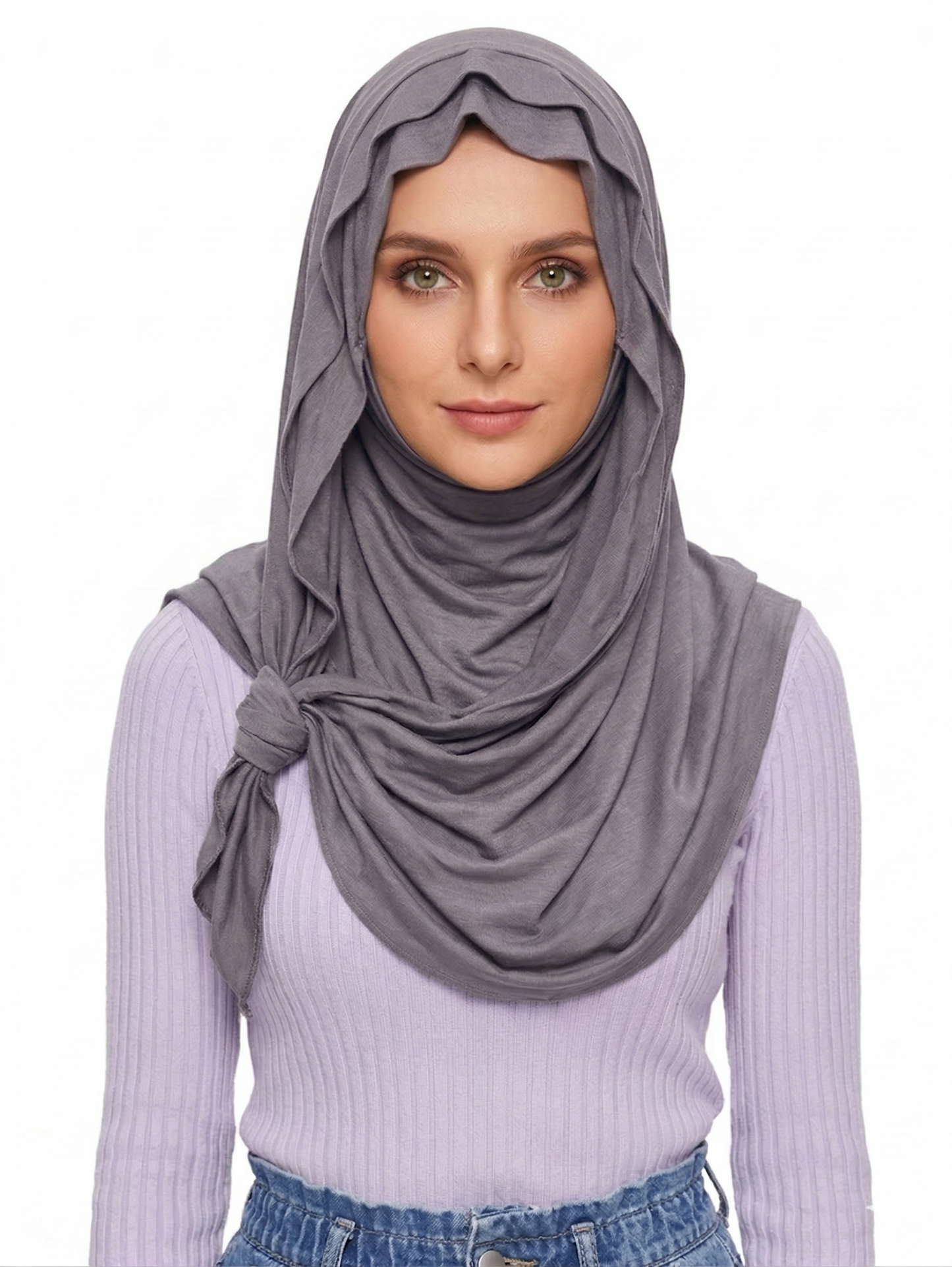 SHADOW Layered Wave Instant Jersey Hijab