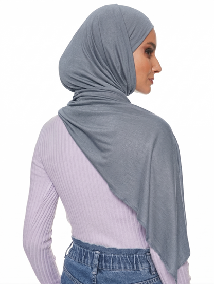 SHADOW Layered Wave Instant Jersey Hijab