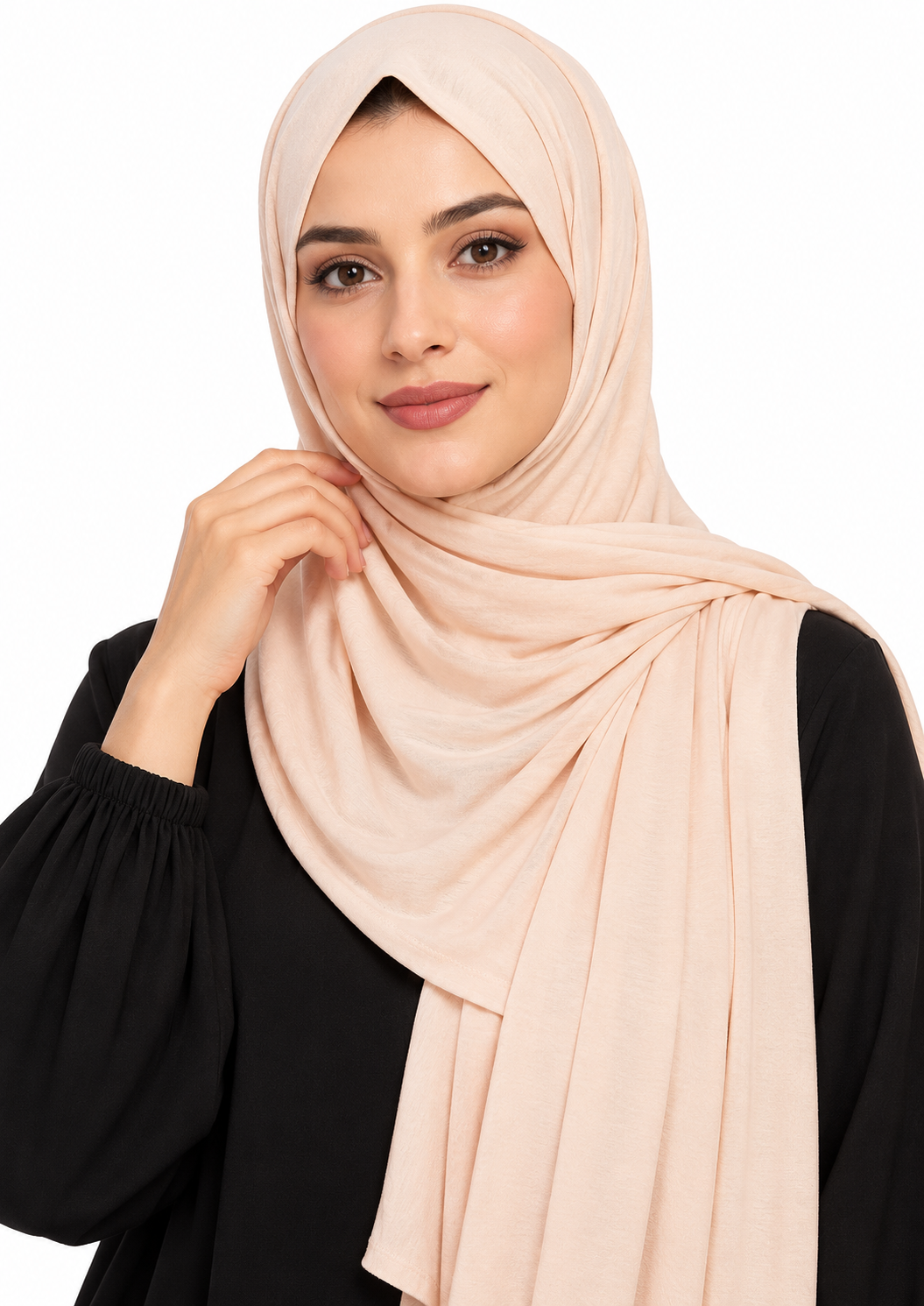Jersey Stretch Shailah Hijab - Bisque