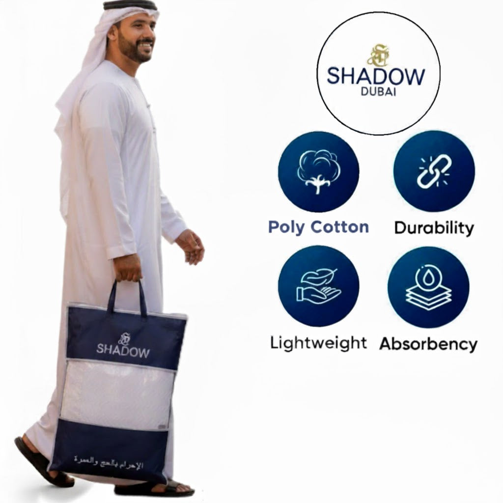 SHADOW-Ihram set is designed for the modern pilgrim