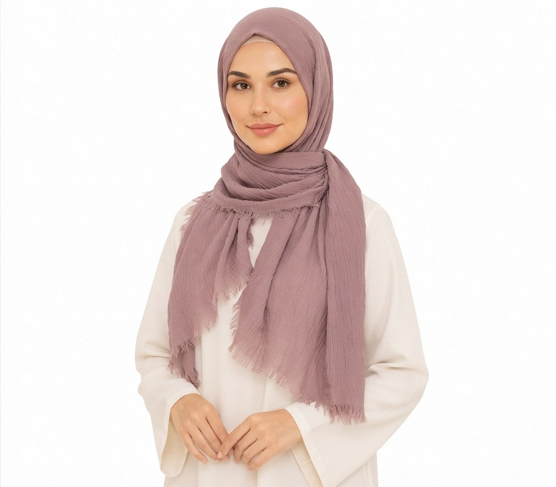 Soft-Touch Poly-Cotton Shailah - Rosey Brown