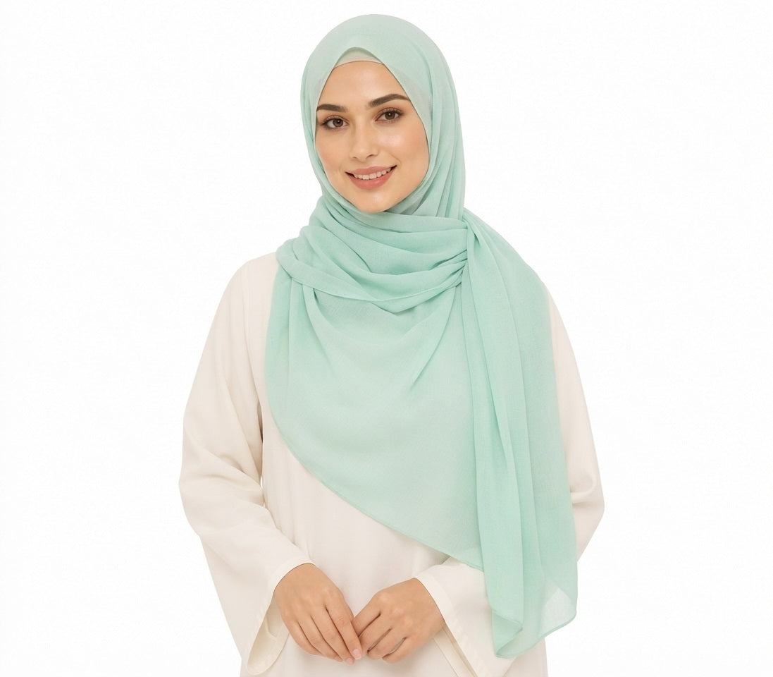 Soft-Touch Poly-Cotton Shailah - Light Seagreen