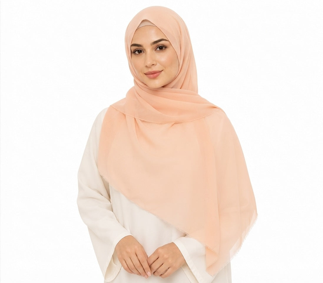 Soft-Touch Poly-Cotton Shailah - Peach Puff
