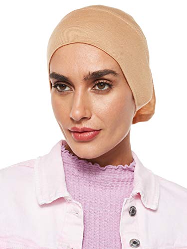 Women's Instant Hijab Stretchable Head Band Bonnet