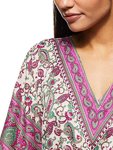 Women's Long Kaftan Ethnic Print Loose Vintage Dress