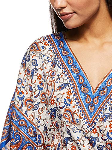 Women's Long Kaftan Ethnic Print Loose Vintage Dress