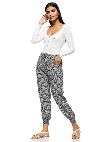 Women's Bohemian Printed Loose Harem Baggy Elasticated Pant