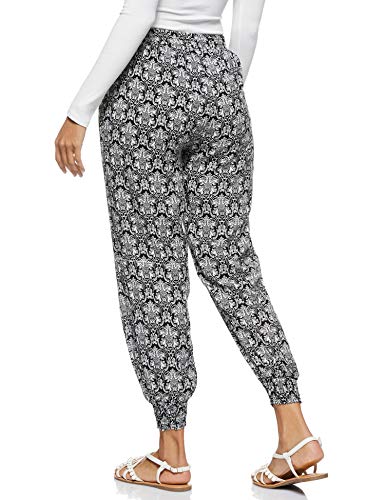 Women's Bohemian Printed Loose Harem Baggy Elasticated Pant