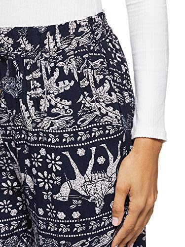 Women's Bohemian Printed Loose Harem Baggy Elasticated Pant