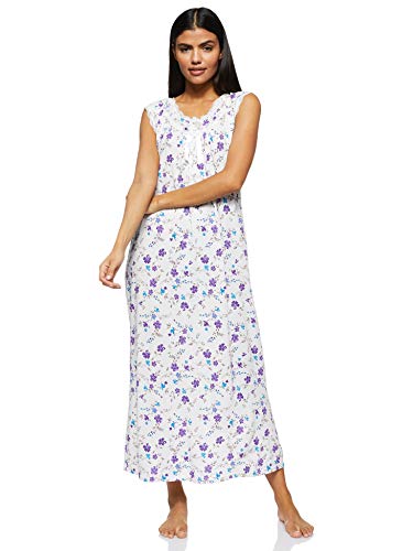 Women's Nightwear Gown Maxi Loose Dress Multicoloured